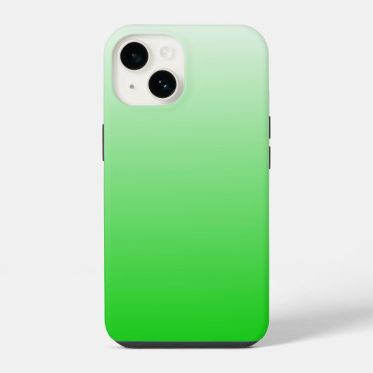 kalk groen tot wit verloop #00cc00 iPhone hoesje (Achterkant)
