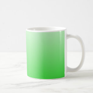 kalk groen tot wit verloop #00cc00 koffiemok