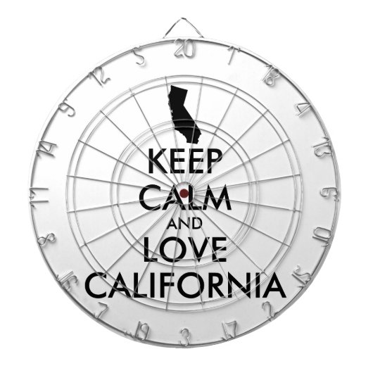  KALK VAN DE HOUDING EN VERLIES CALIFORNIË DARTBORD (Voorkant)