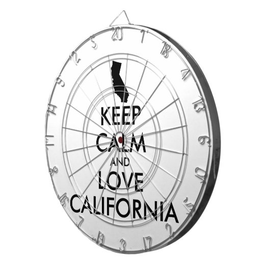  KALK VAN DE HOUDING EN VERLIES CALIFORNIË DARTBORD (Voorkant Rechts)
