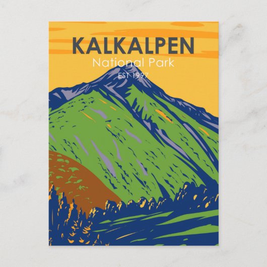 Kalkalpen Nationaal Park Oostenrijk  Briefkaart (Voorkant)