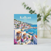 Kalkan Turkije Briefkaart (Staand voorkant)