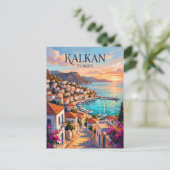 Kalkan Turkije Briefkaart (Staand voorkant)
