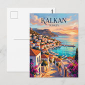Kalkan Turkije Briefkaart (Voorkant / Achterkant)