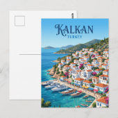 Kalkan Turkije Briefkaart (Voorkant / Achterkant)