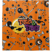 kalkbetjes of baksteen douchegordijn (Voorkant)