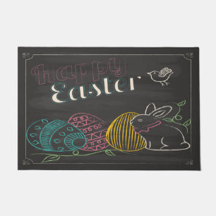 Kalkboard Happy Paast 24 x 36 inch Deuren Deurmat