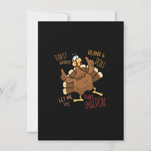Kalkengravy Bonen En Broodjes Casserole Kalkoen Da Kaart (Voorkant)