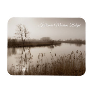 Kalkense meersen, Tranquil Landscape, Belgium Magneet