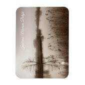 Kalkense meersen, Tranquil landschap, België Magneet (Verticaal)