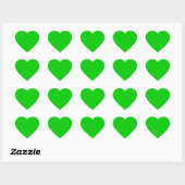 Kalkgroen 00cc00 hart sticker (Vel)