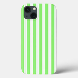 Kalkgroen en wit snoep strepen Hoesje-Mate iPhon Case-Mate iPhone Case