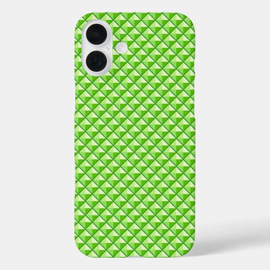 Kalkgroen, enamel look, bestudeerd raster Case-Mate iPhone case (Achterkant)