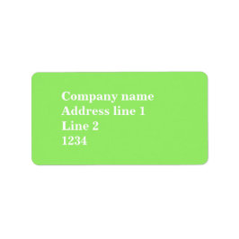 Kalkgroen Etiket