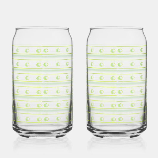 kalkgroen sodaglas blikvorm glas (Rechts)