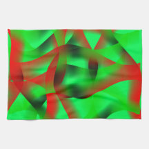 Kalkgroene en heldere rode rimpels, met schaduw?