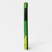 Kalkgroene florale patronen Case-Mate iPhone case (Achterkant/links)