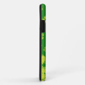 Kalkgroene florale patronen Case-Mate iPhone case (Achterkant/rechts)