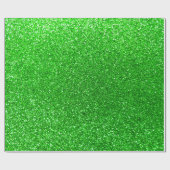 Kalkgroene glitter cadeaupapier (Vlak)