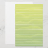Kalkgroene handschoenen met lijnen briefpapier (Voorkant / Achterkant)