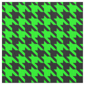 kalkgroene houndstooth stof (Close Up)