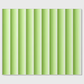 Kalkgroene schaduwstrepen cadeaupapier (Vlak)