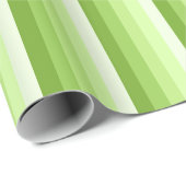 Kalkgroene schaduwstrepen cadeaupapier (Rol Hoek)