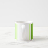 Kalkgroene schaduwstrepen espresso kop (Achterkant)