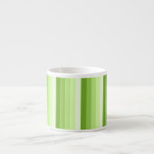 Kalkgroene schaduwstrepen espresso kop (Voorkant)