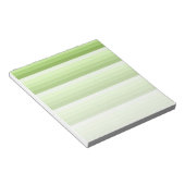 Kalkgroene schaduwstrepen notitieblok (Schuin)