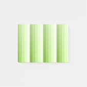 Kalkgroene schaduwstrepen post-it® notes (Voorkant)
