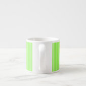 Kalkgroene snoepjes strepen espresso kop (Achterkant)