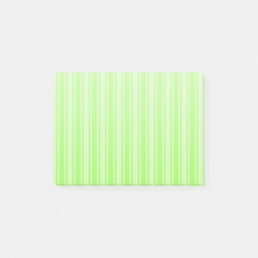 Kalkgroene snoepjes strepen post-it® notes (Voorkant)