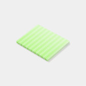 Kalkgroene snoepjes strepen post-it® notes (Schuin)