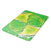 kalkgroene spiraal badmat (Gekanteld)