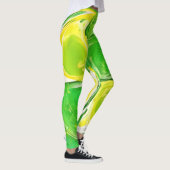 kalkgroene spiraal leggings (Rechts)