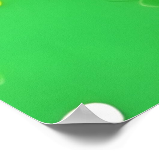 kalkgroene spiraal poster (Hoek)