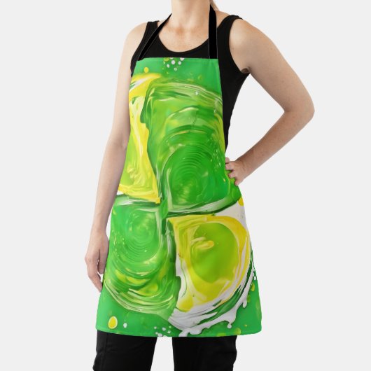 kalkgroene spiraal schort (Insitu)