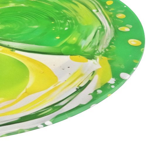 kalkgroene spiraal snijplank (Hoek)