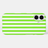 Kalkgroene strepen en witte snoepjes Case-Mate iPhone case (Achterkant (horizontaal))