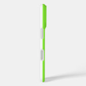 Kalkgroene strepen en witte snoepjes Case-Mate iPhone case (Achterkant / Rechts)