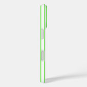 Kalkgroene strepen en witte snoepjes Case-Mate iPhone case (Achterkant / Rechts)