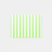 Kalkgroene strepen en witte snoepjes post-it® notes (Voorkant)