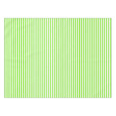 Kalkgroene strepen en witte snoepjes tafelkleed (Voorkant (Horizontaal))