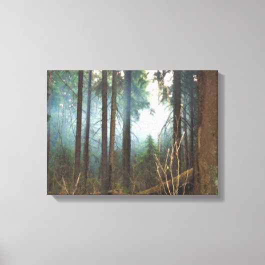 Kalkhoudende bossen canvas afdruk (Voorkant)
