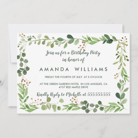 Kalkhoudende Lijst wordt volwassen Kaart (Voorkant)