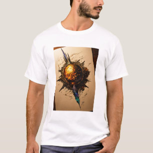 Kalki 2896: Futuristische Sci-Fi Typografie T-Shir T-shirt