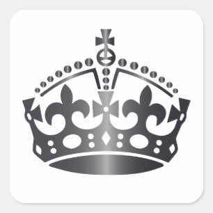 Kalkkoolstof houden - Achtergrond wijzigen Vierkante Sticker