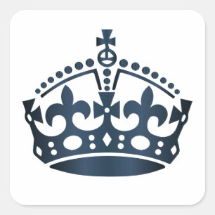 Kalkkoolstof houden - Achtergrond wijzigen Vierkante Sticker