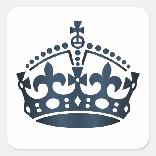 Kalkkoolstof houden - Achtergrond wijzigen Vierkante Sticker (Voorkant)